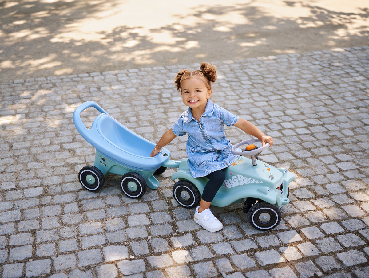 BIG Buggy 3-in-1 – plati riteņi un ergonomisks rokturis