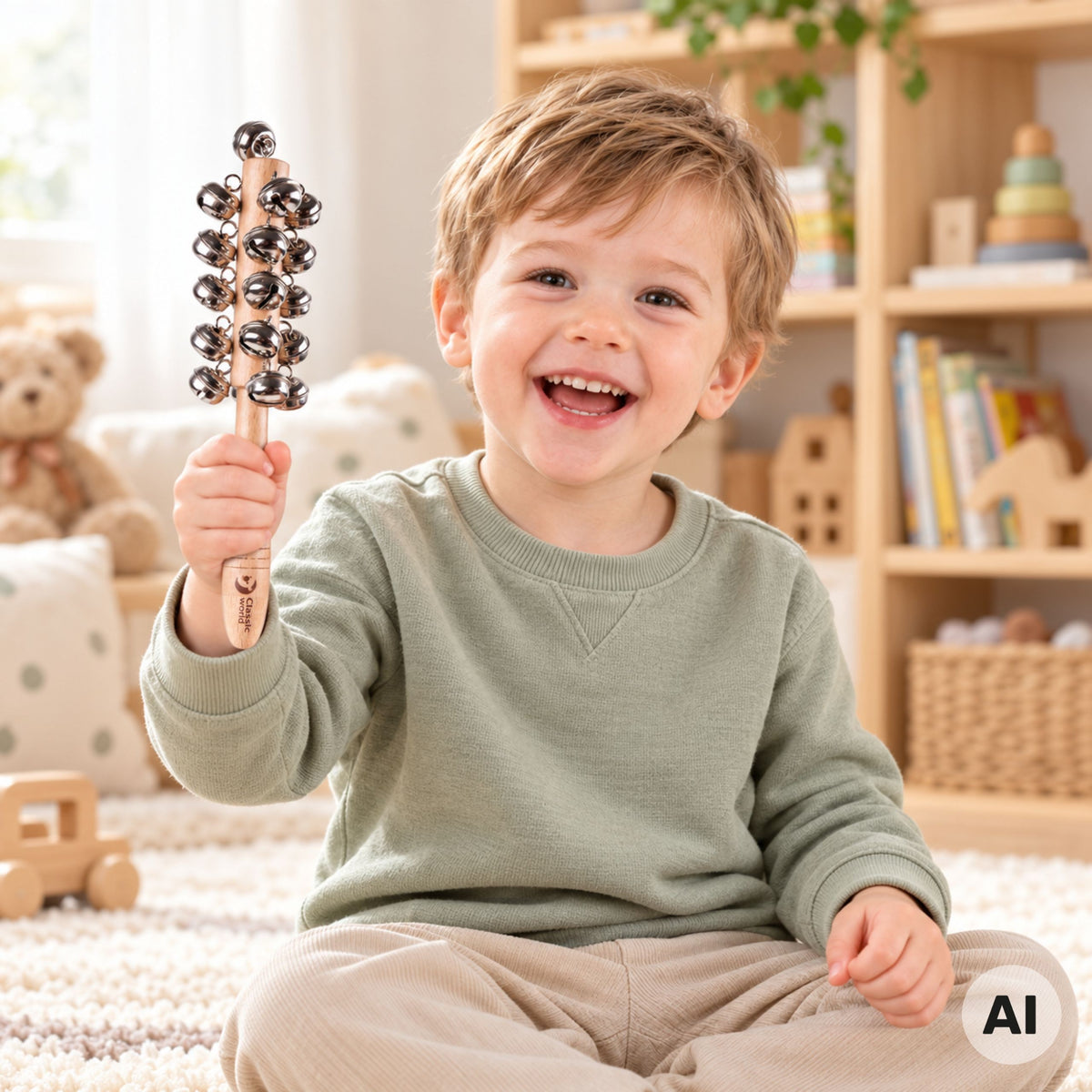 Classic World EDU handle bells – bells close up