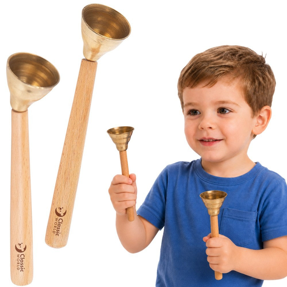 Classic World EDU koka pieskāriena zvaniņi bērniem