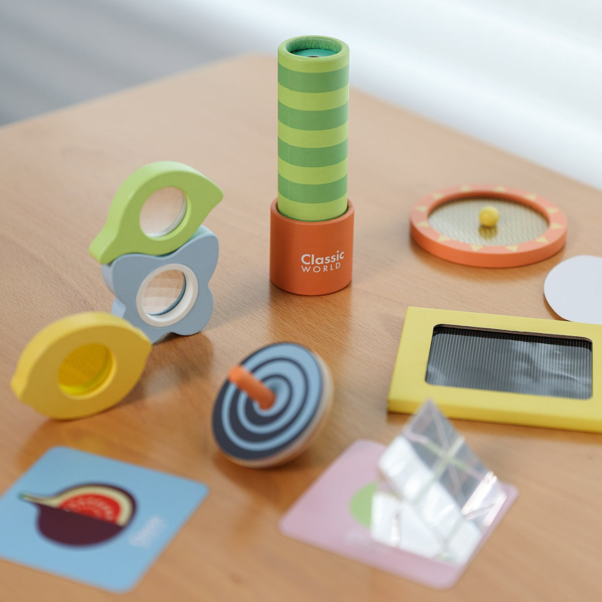 Classic World optics set – kaleidoscope for kids