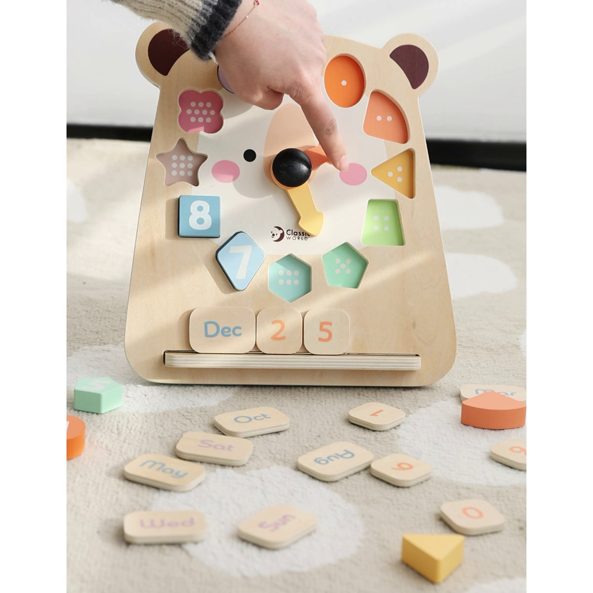 Day and month blocks for building a calendar