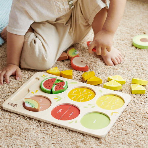 Classic World fruit fractions set – fruit split into halves and quarters