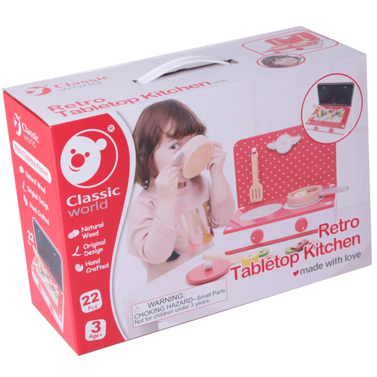 Classic World grils un plīts 2-in-1 – divi bērni gatavo kopā