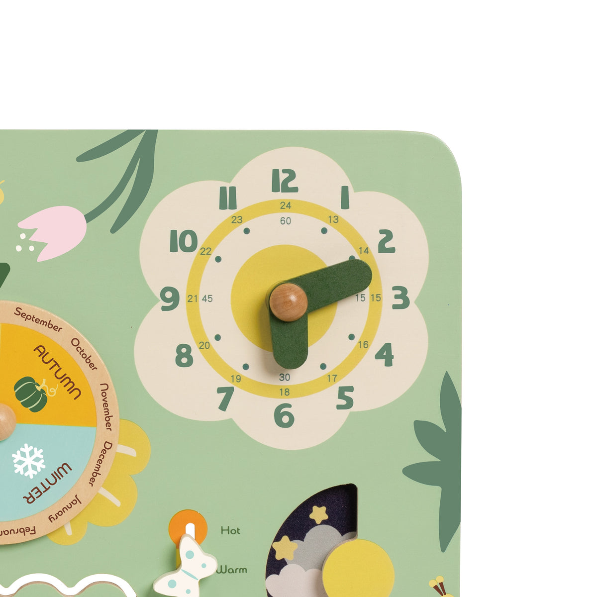 Classic World calendar board – months and seasons dial