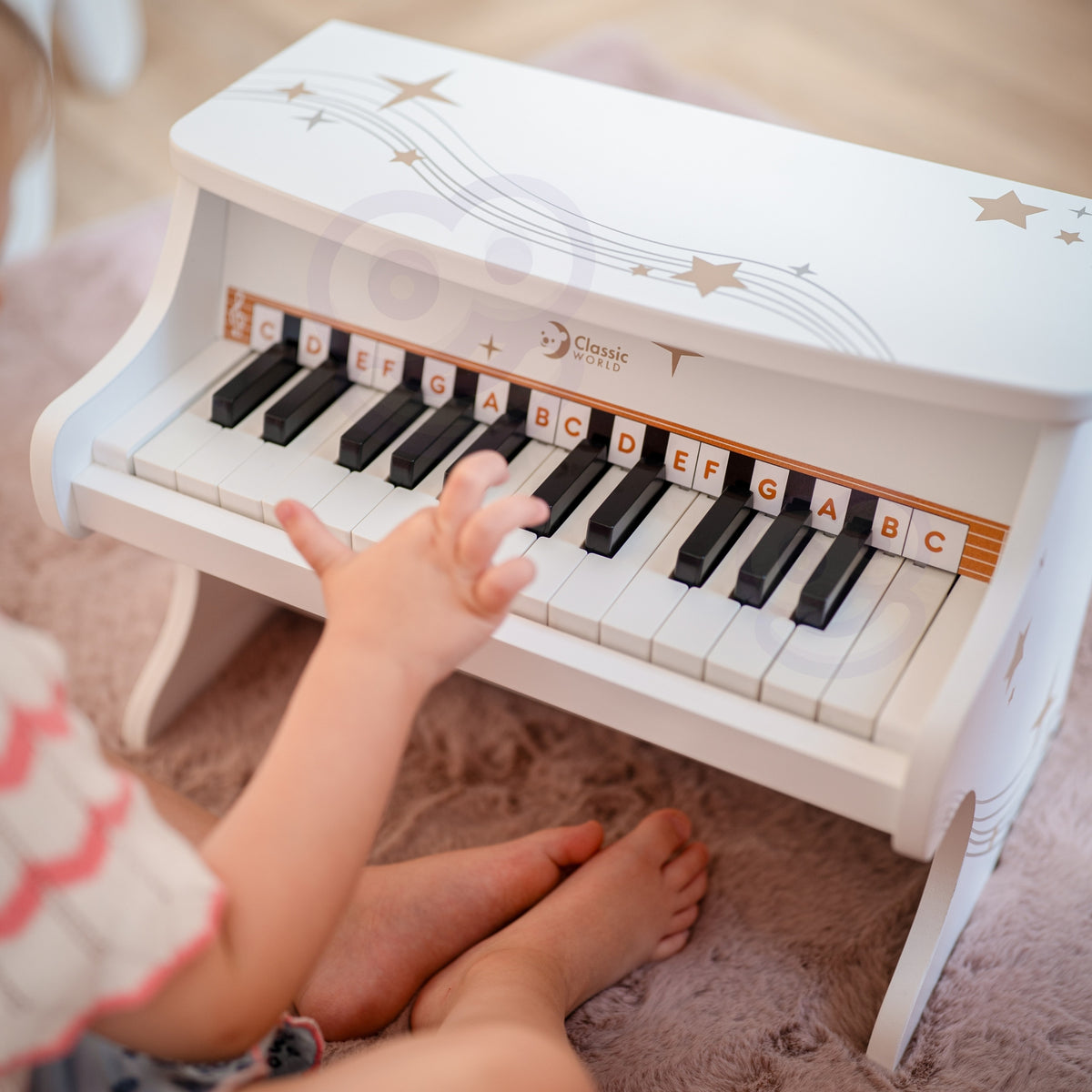 Classic World white piano – learning booklet