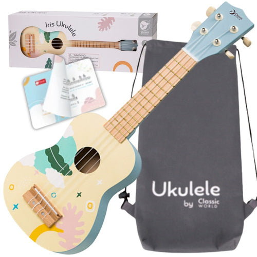 Classic World koka ukulele bērniem, zila