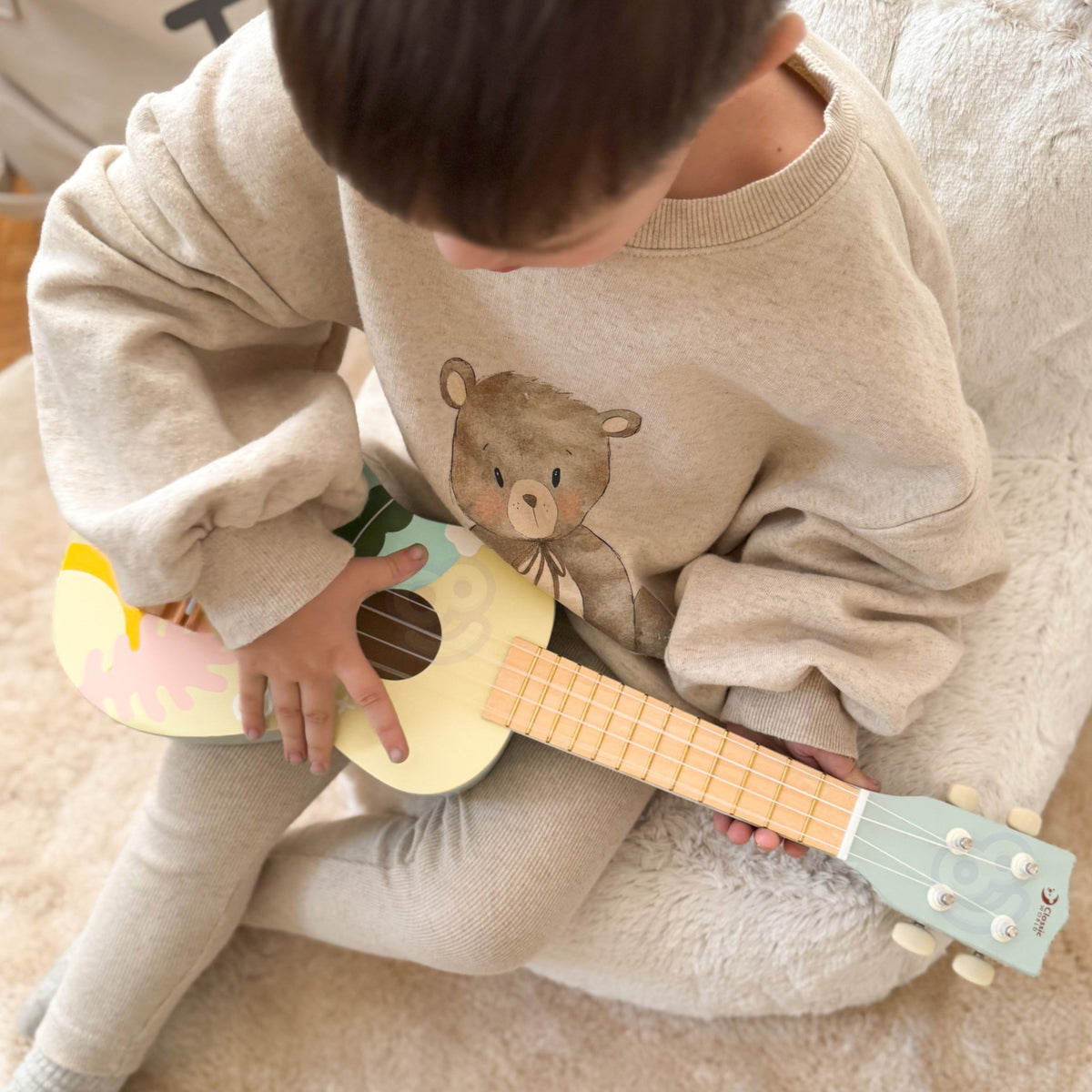 Classic World zilā ukulele – grāmatiņa ar notīm