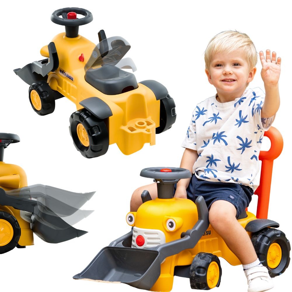 FALK Komatsu Ride-On Tractor with Front Bucket