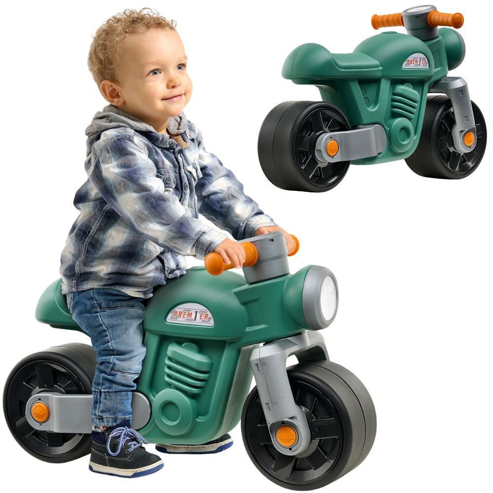 FALK Moto Premier vintage zaļš braucamais motocikls