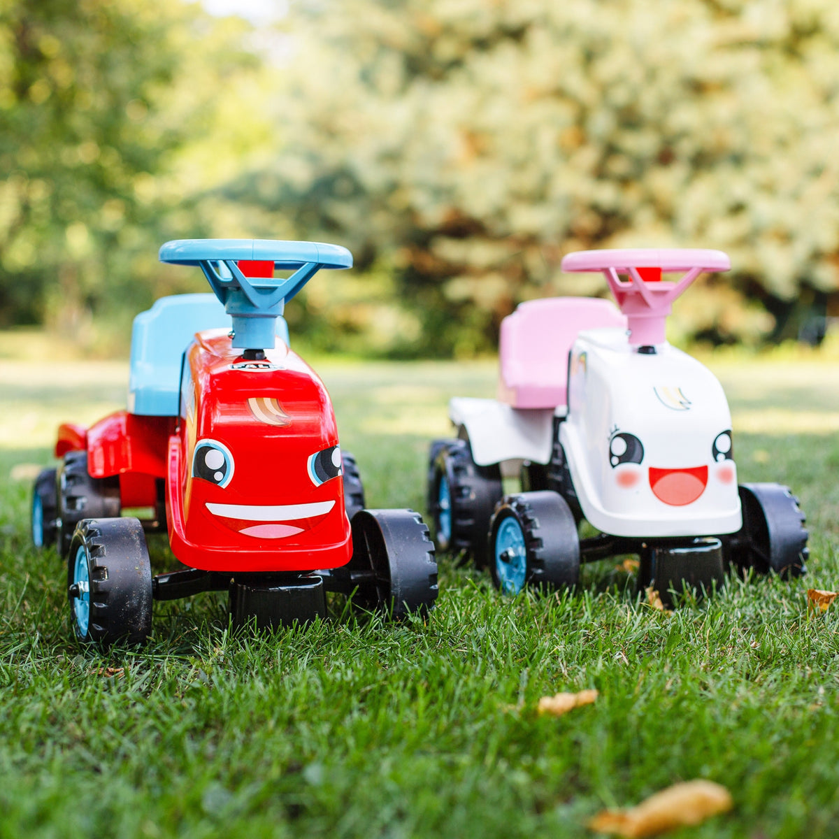 FALK Tractor Go! sarkanais – grozāma stūre ar tauri