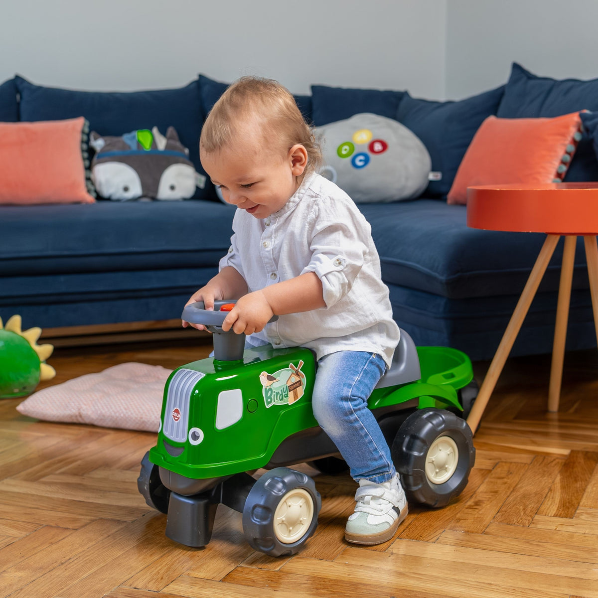 FALK Birdy Farm traktors – grozāma stūre