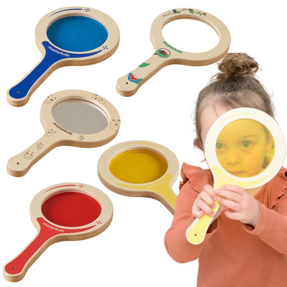 Masterkidz Wooden Colour Lens and Mirror Set, 5 pcs