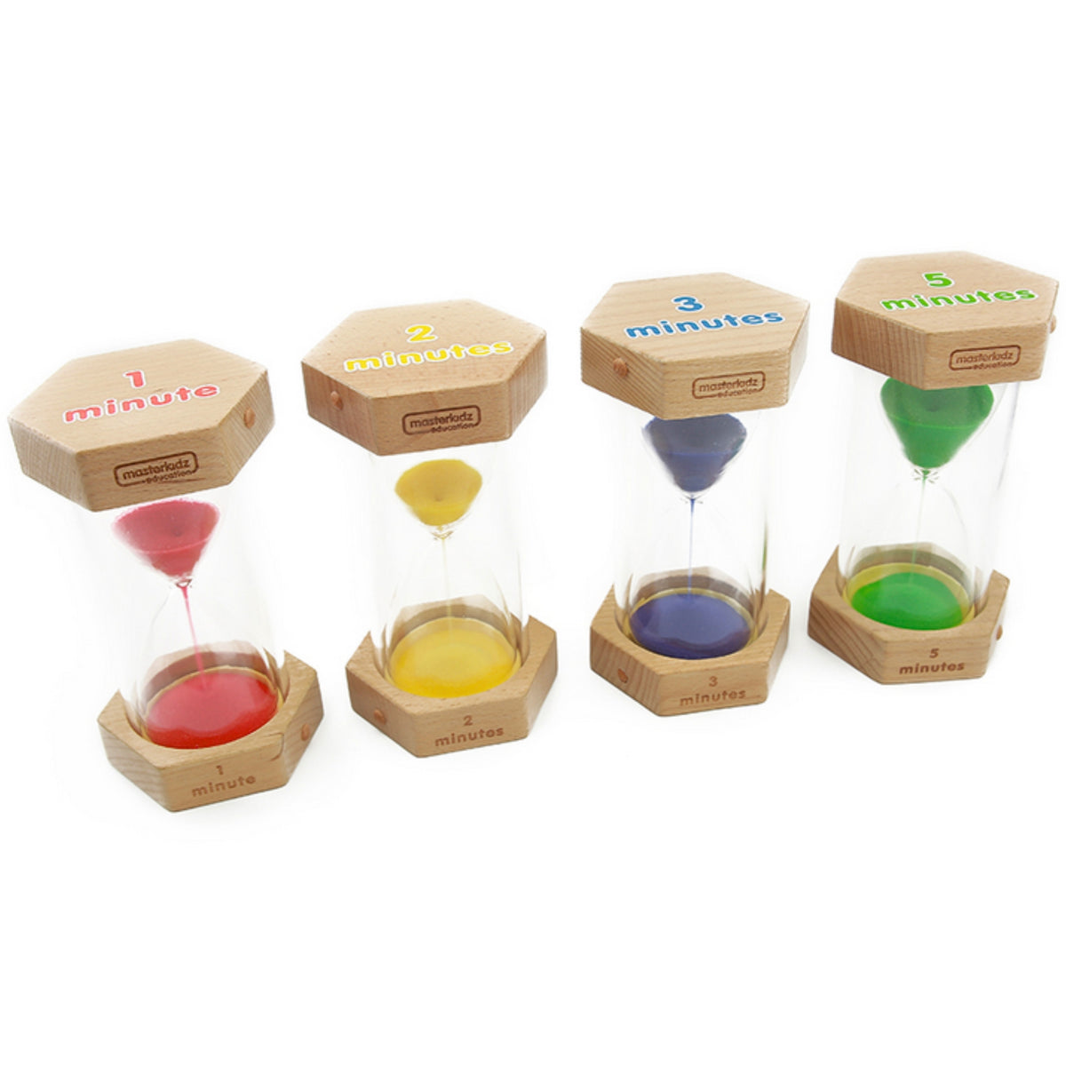 Masterkidz Sand Timer Set 1, 2, 3 and 5 Minutes