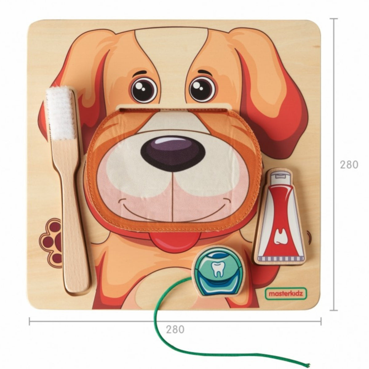 Oral hygiene Montessori toy for kids aged 2 and up