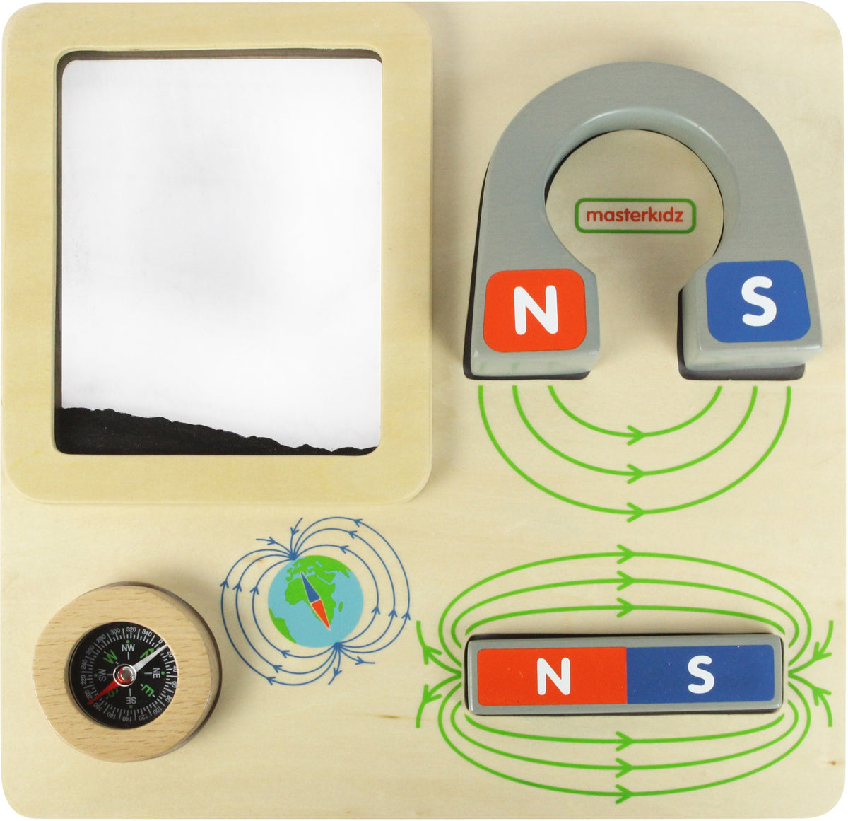 Masterkidz magnetism board – horseshoe magnet