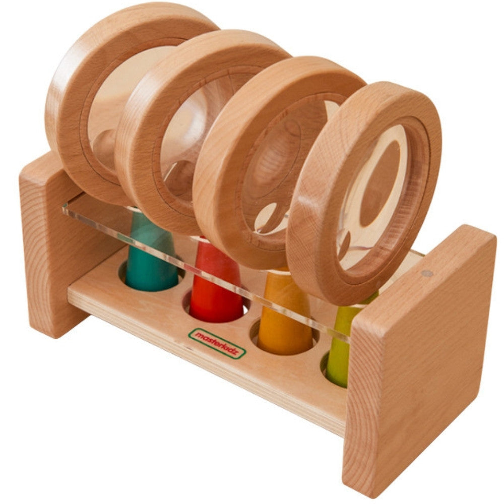 Masterkidz Wooden Magnifying Glasses Set with Stand