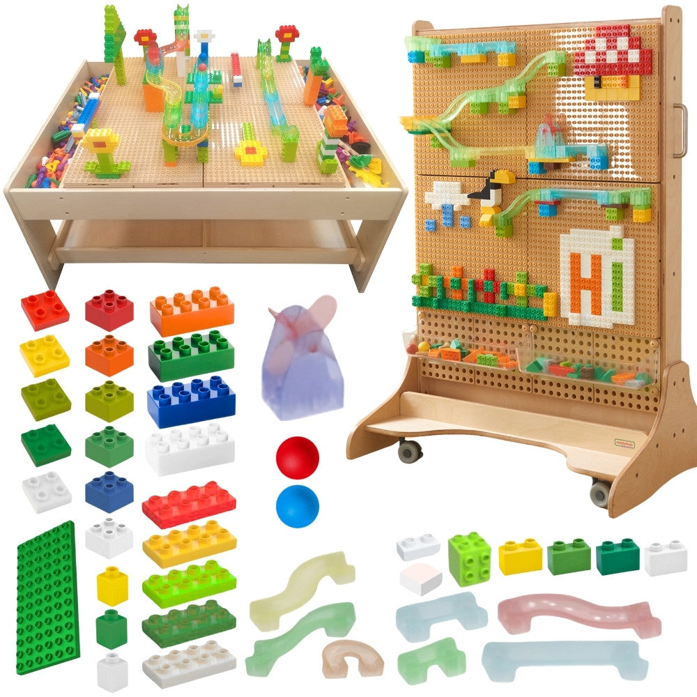 Masterkidz konstruktors ar bumbiņu trasi, 359 gab.