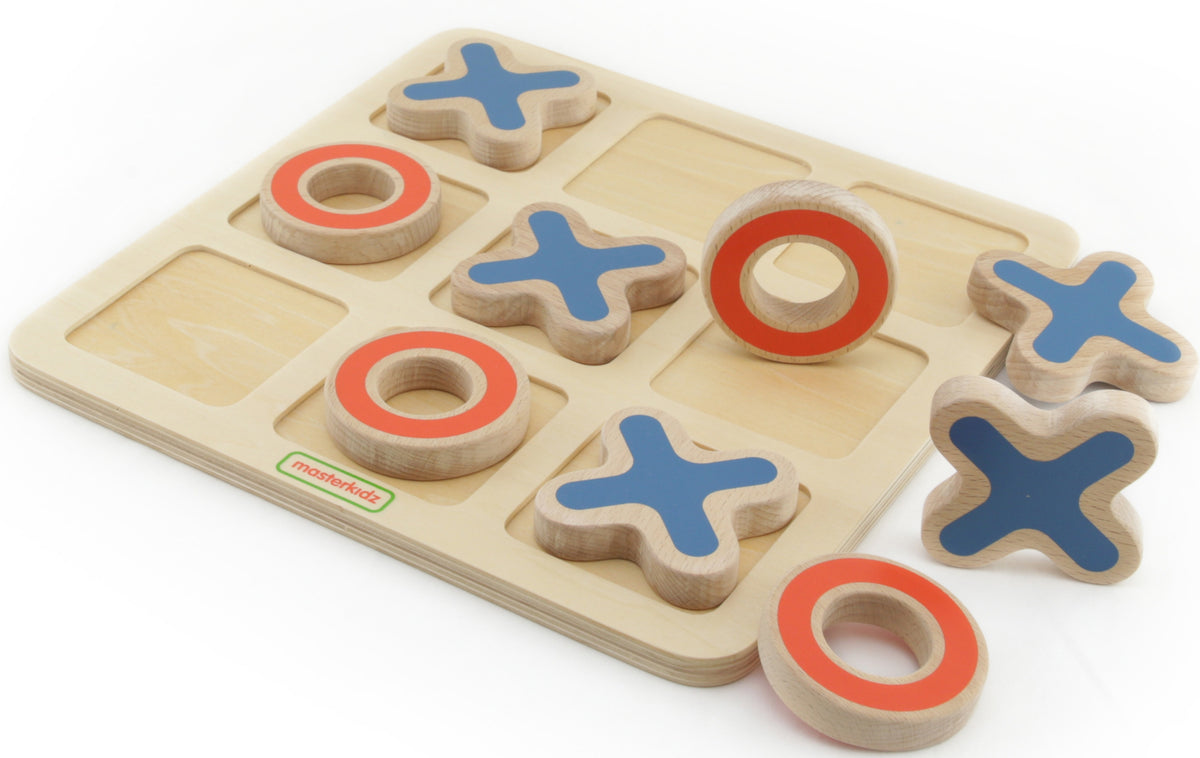 Masterkidz wooden tic-tac-toe – winning line