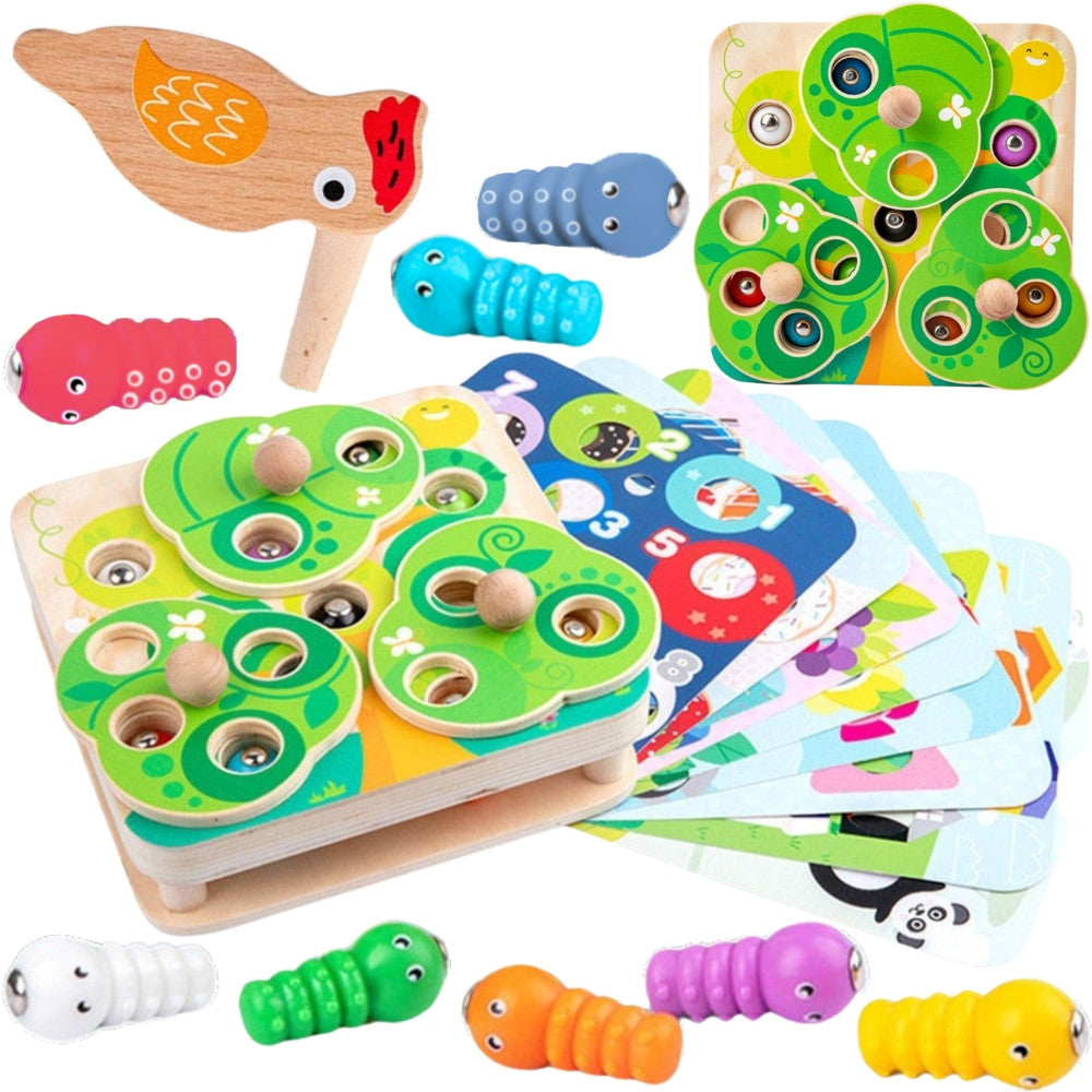 Tooky Toy putniņš un kukaiņi – magnētiskā spēle 2 vienā