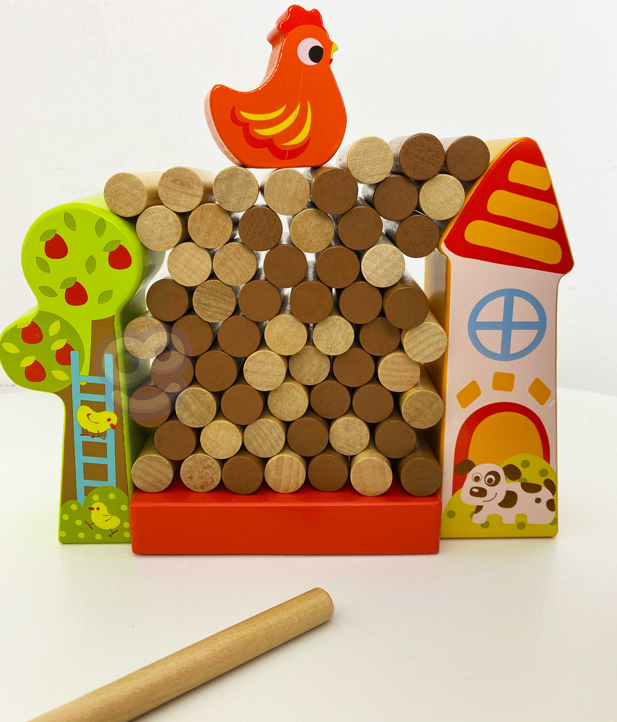 Krītošās vistas spēle ar maisiņu – Tooky Toy