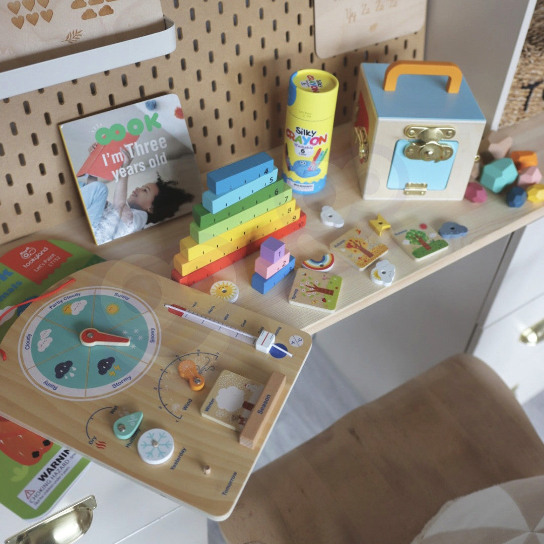 Tooky Toy Montessori kaste 6 vienā – loģikas puzles