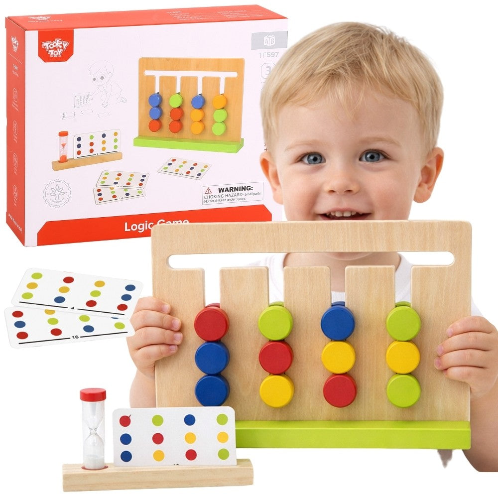 Tooky Toy Colour Pattern Race Game with Sand Timer