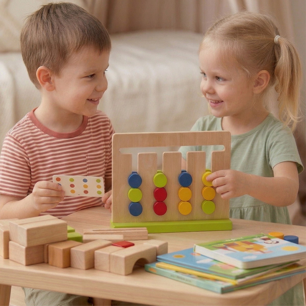 Tooky Toy colour race game – pattern cards