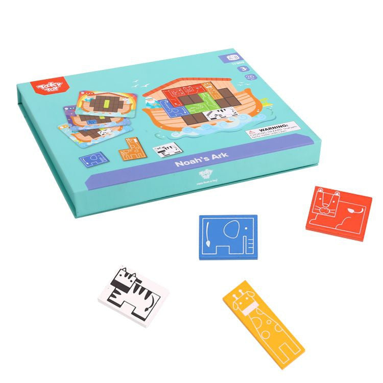 Tooky Toy Noasa šķirsts – rakstu dēlīši bērniem