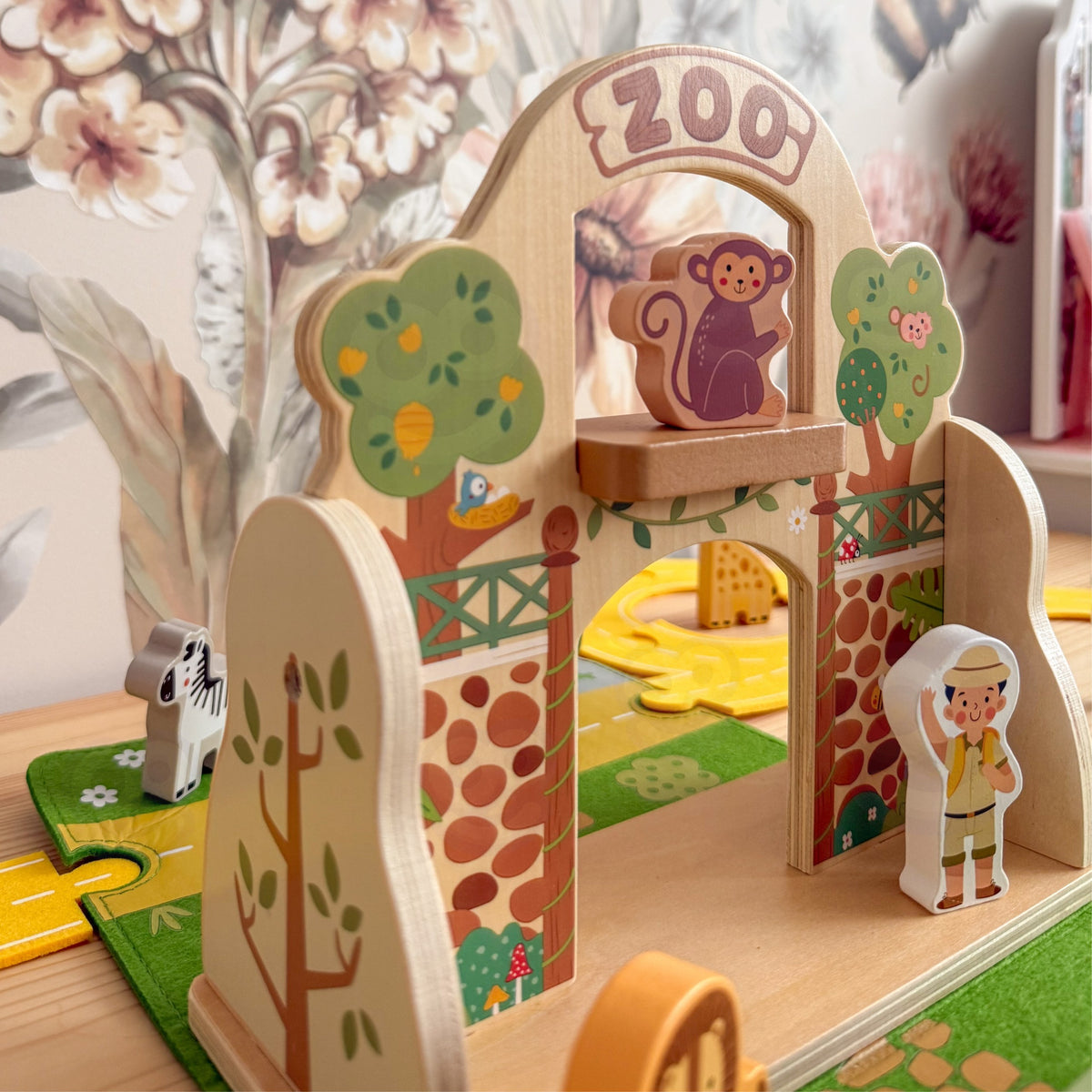 Tooky Toy Mini zoodārzs – zoodārza koferītis