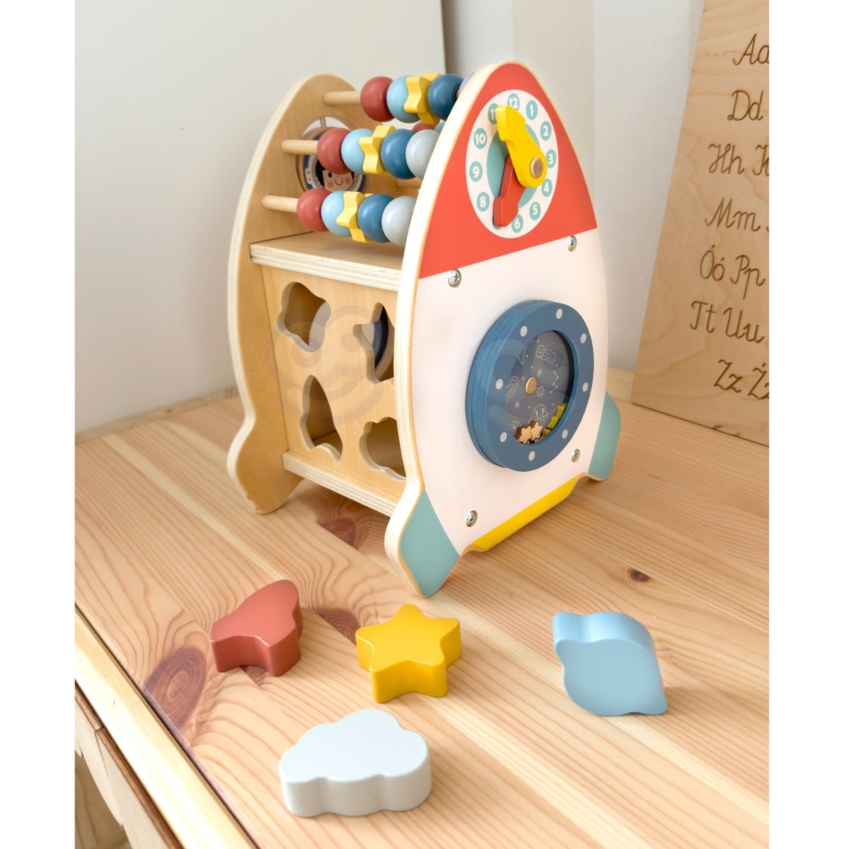 Space activity toy for toddlers from 18 months