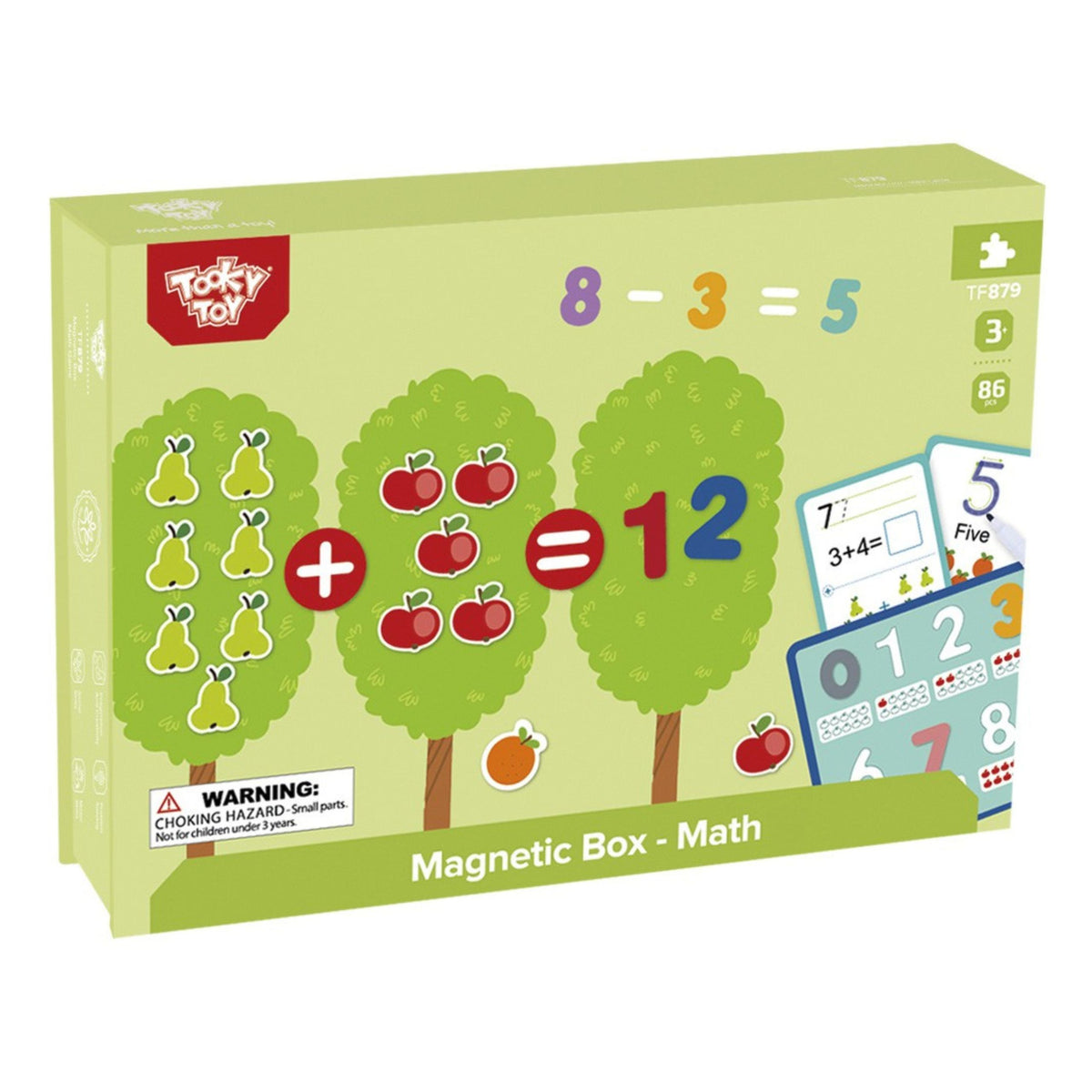 Tooky Toy matemātikas kaste – uzdevumu kartītes