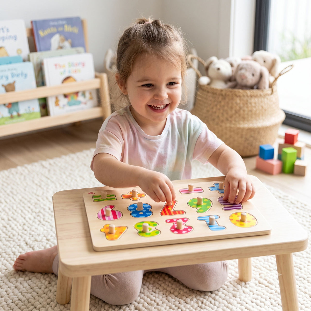 Tooky Toy numbers puzzle – numbers with handles
