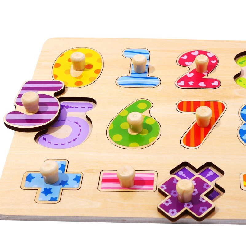 Tooky Toy numbers puzzle – maths signs for kids