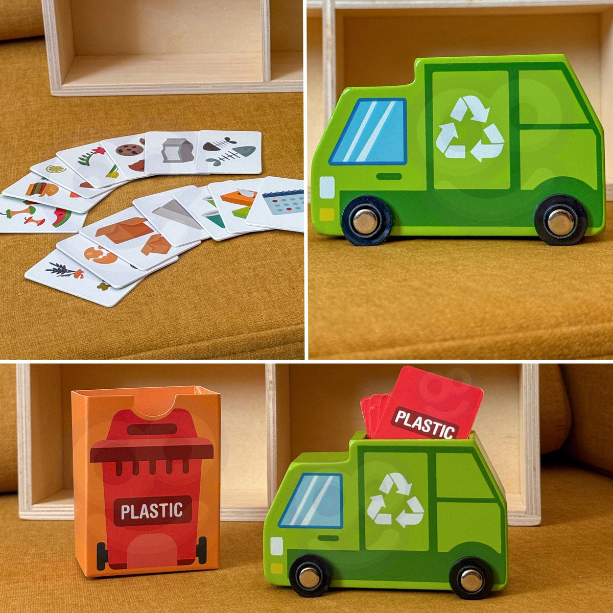 Ekoloģiskās izglītības koka rotaļlieta Tooky Toy