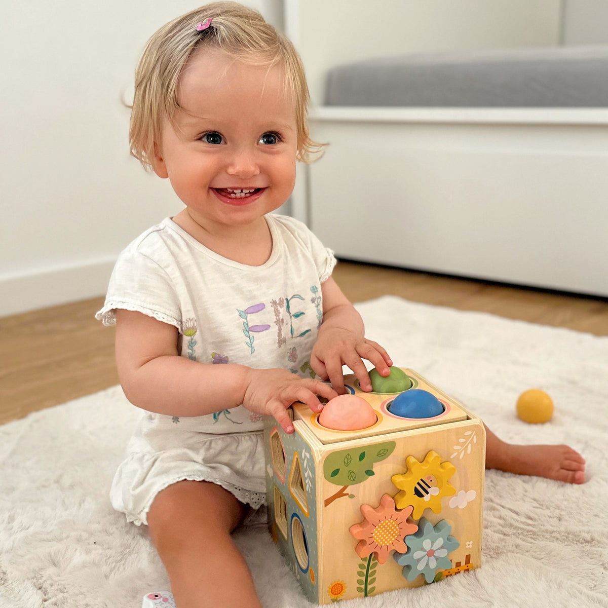 Tooky Toy 5-in-1 cube – ball pounder top