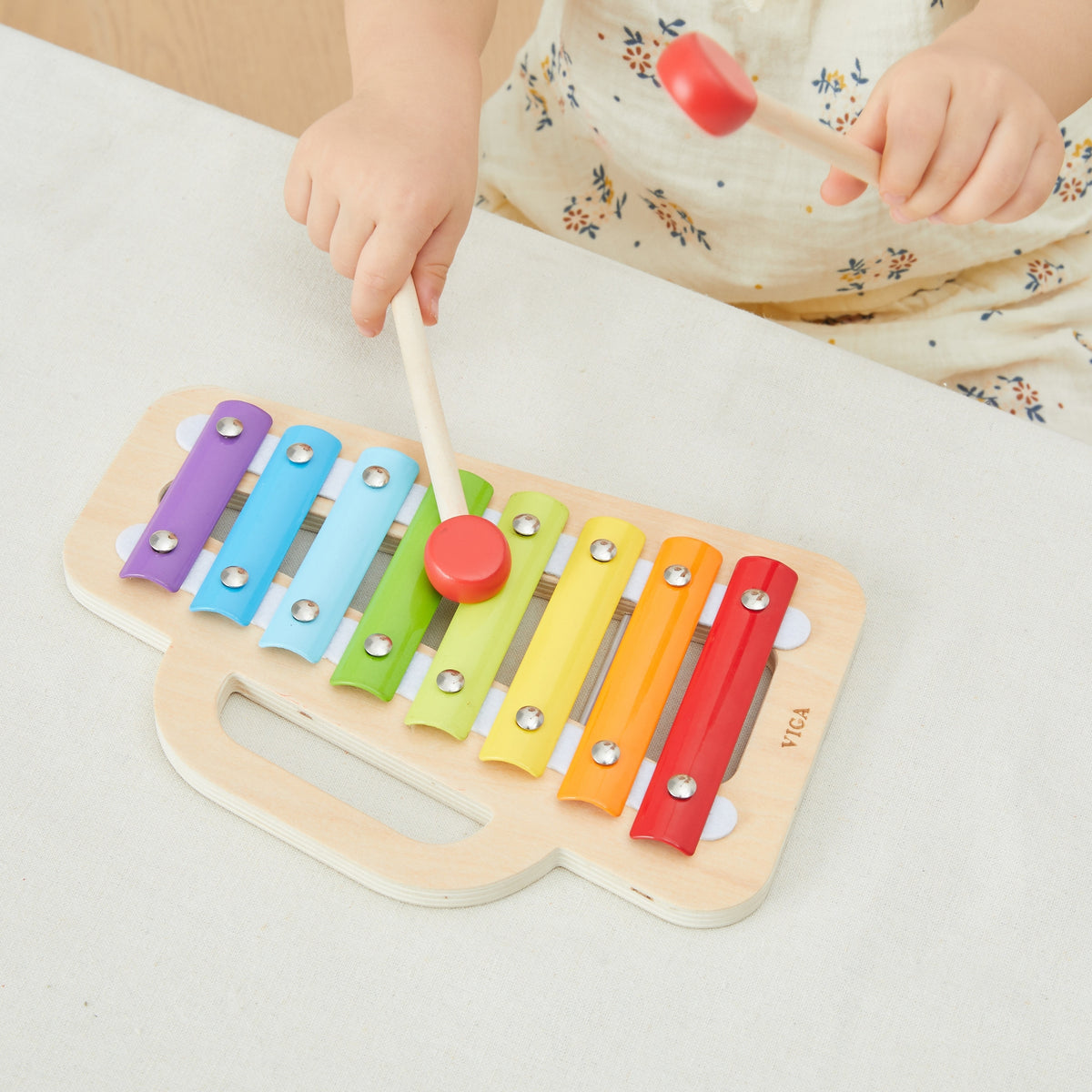 Viga rainbow xylophone – mallets for kids