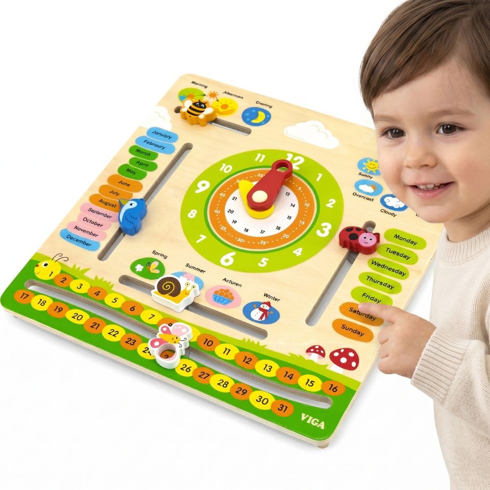 Viga learning calendar – date and weekday