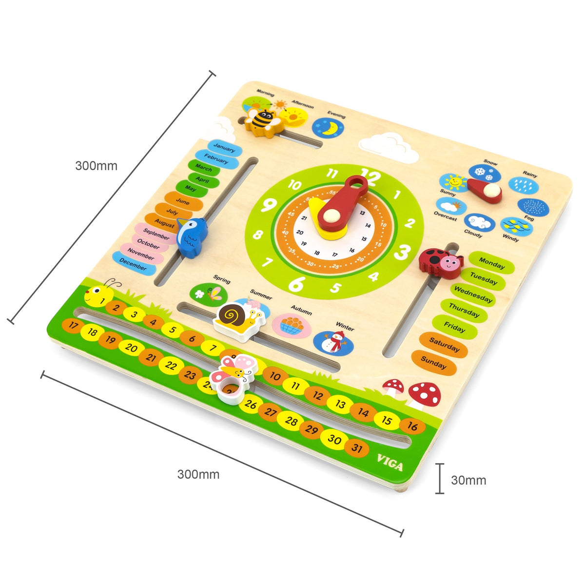 Viga learning calendar – calendar on the wall
