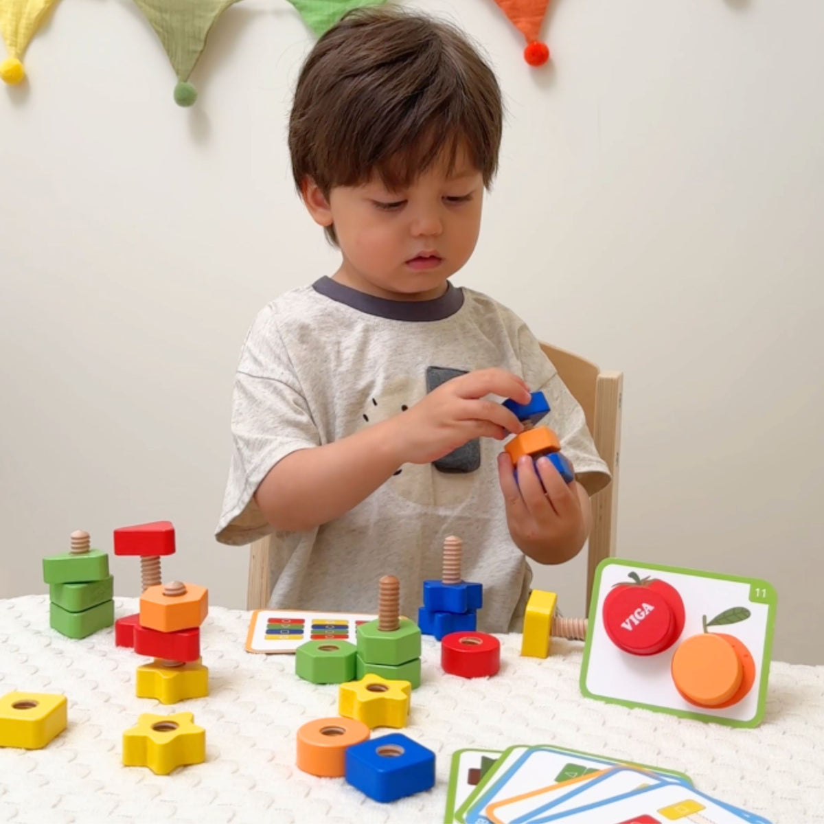 Viga nuts and bolts 30 – task cards for kids