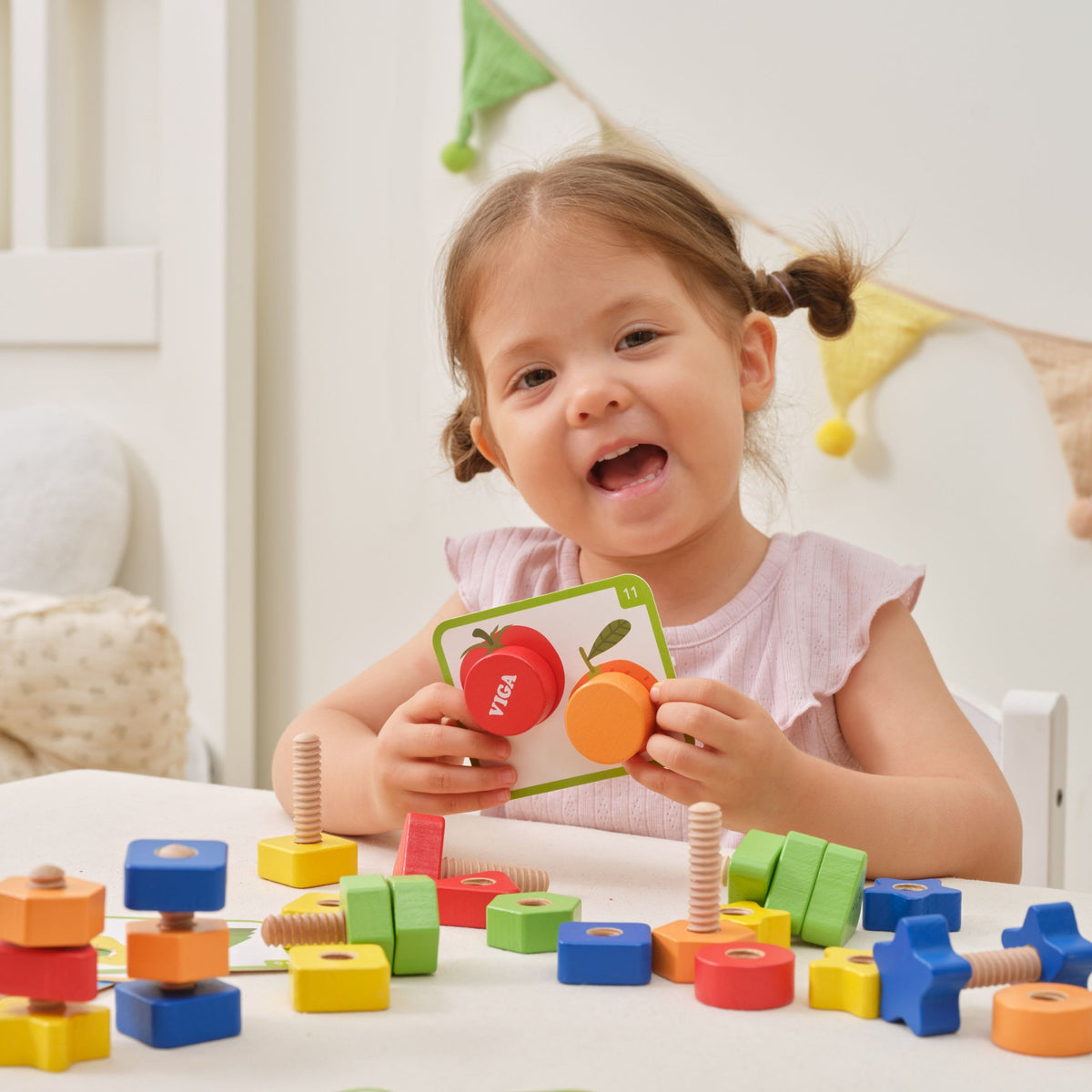 Viga nuts and bolts 30 – set in the box for kids