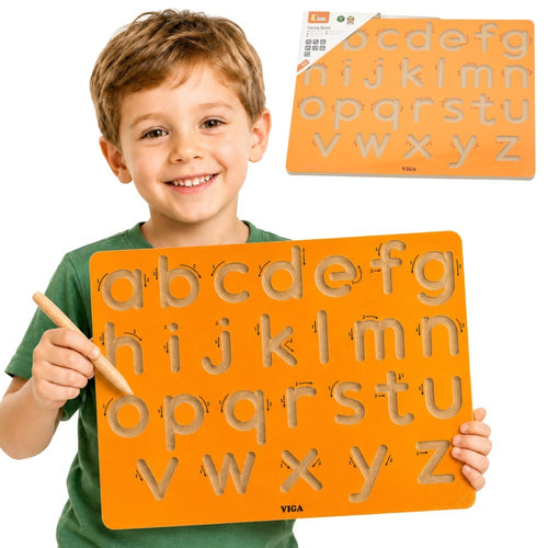 Viga Wooden Tracing Board Lowercase Letters a–z