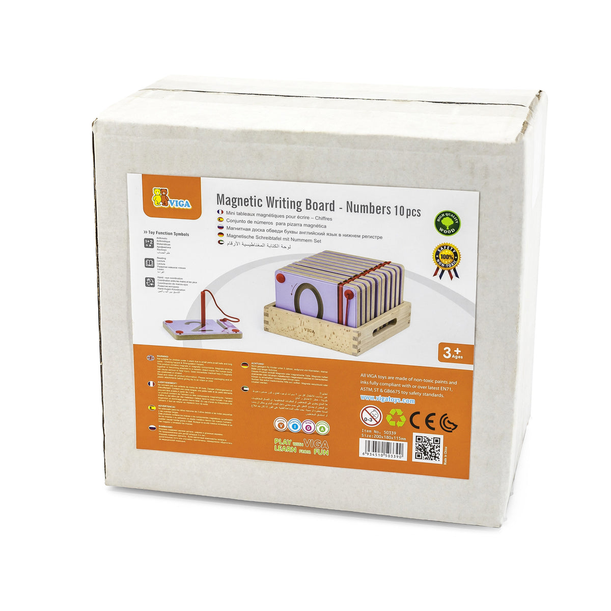 Viga magnetic number boards – boards in the box