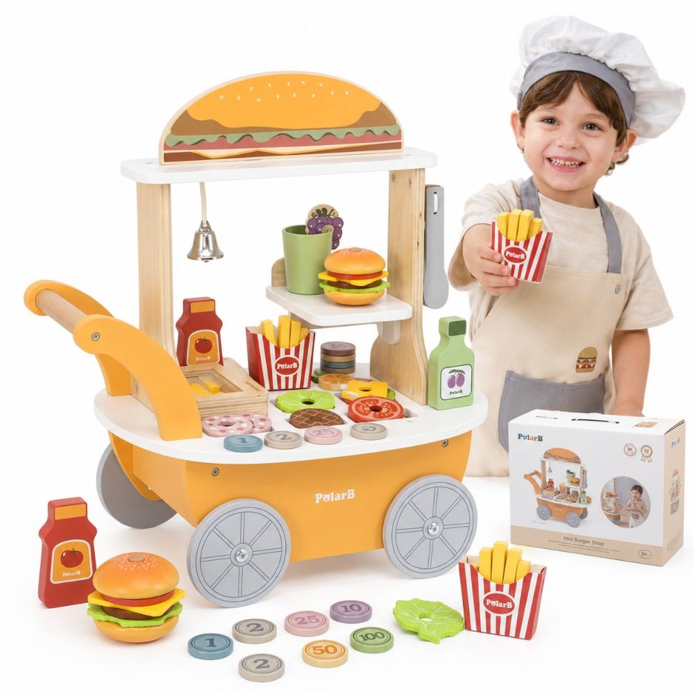 Viga mini burgeru veikals ar 46 piederumiem