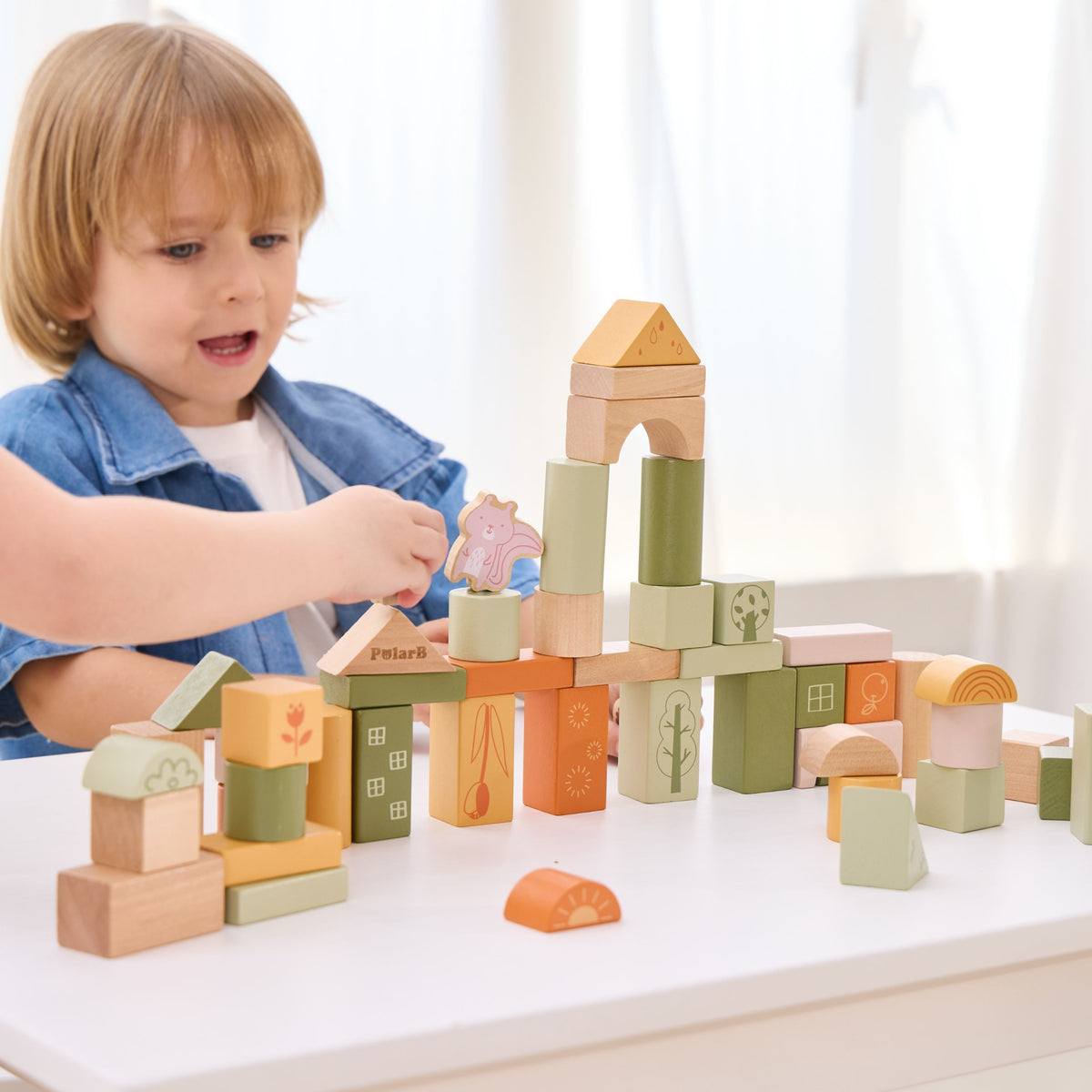 Viga PolarB animal blocks 50 – finished town
