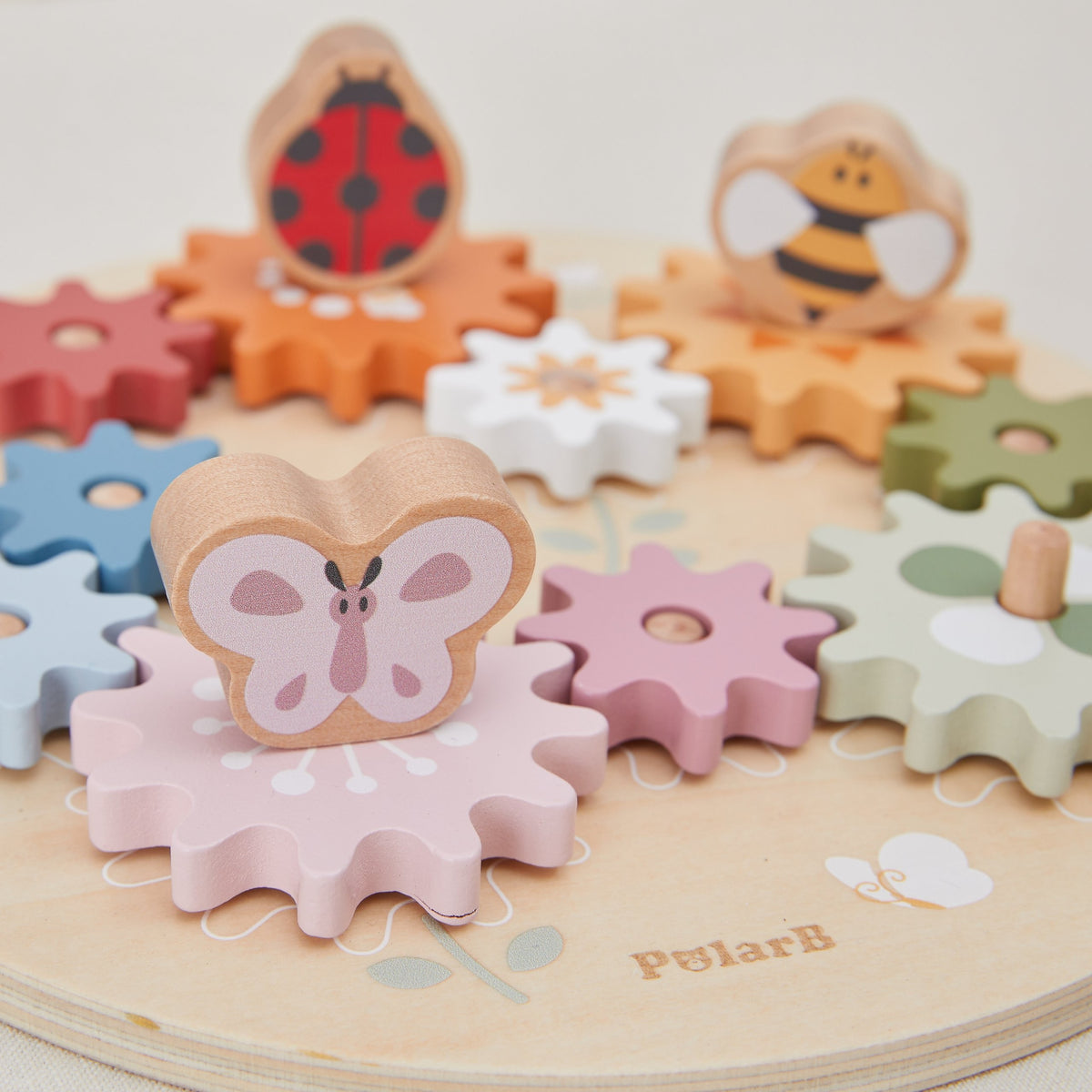 Viga PolarB garden gears – ten gears on the board