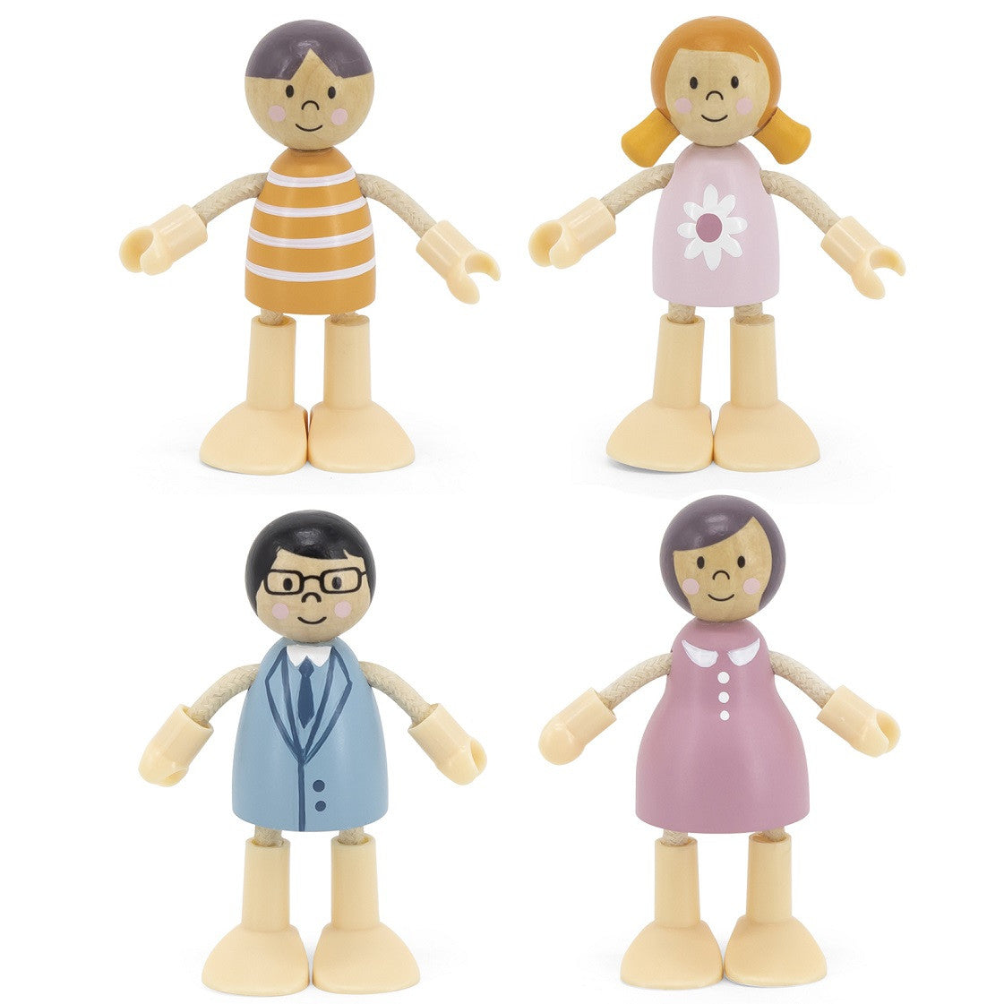 Viga PolarB doll family – mum and dad figures