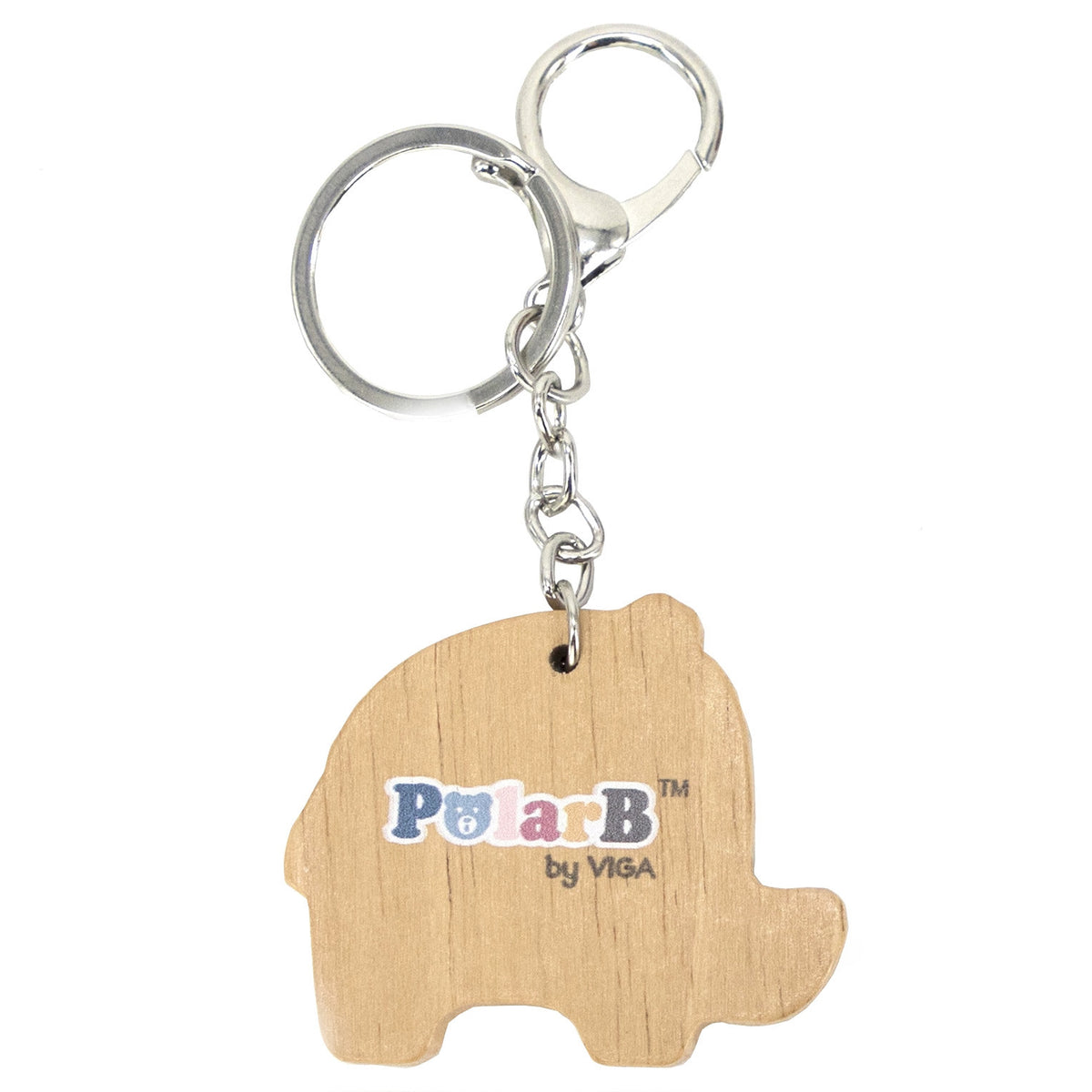 Wooden elephant keychain – one of the collectable PolarB animals