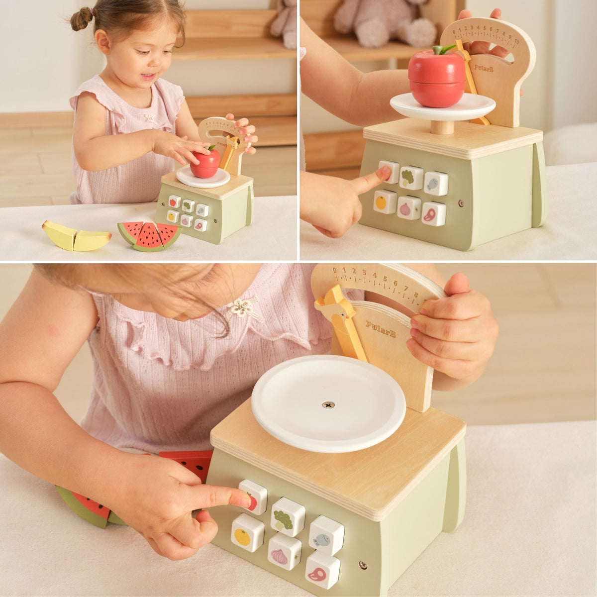 Viga PolarB shop scale – bird pointer for kids