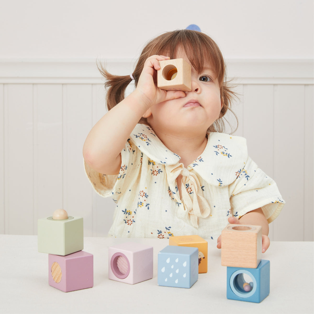 Viga PolarB sensory blocks – stacked tower