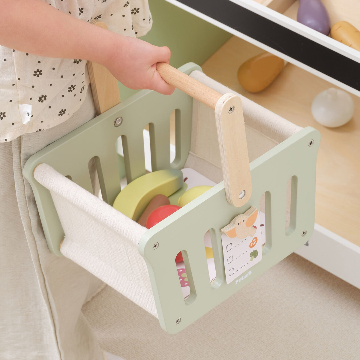 Viga PolarB shopping basket – bird-shaped clip